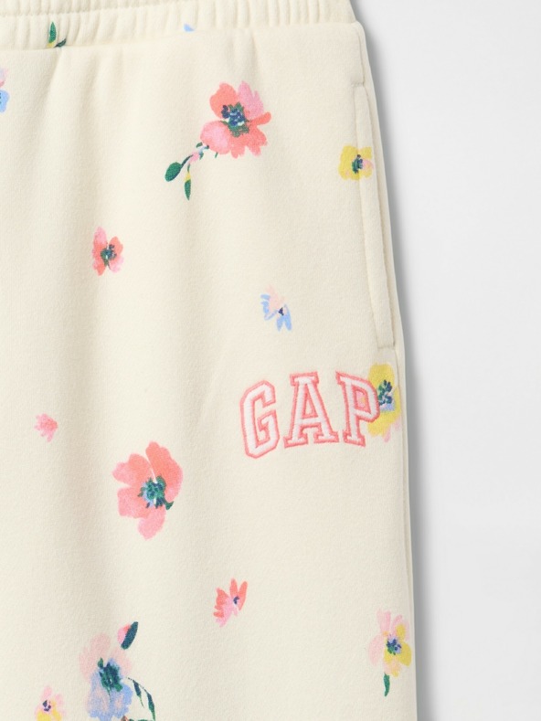 GAP Pantaloni de trening fleece logo army pentru copii GAP