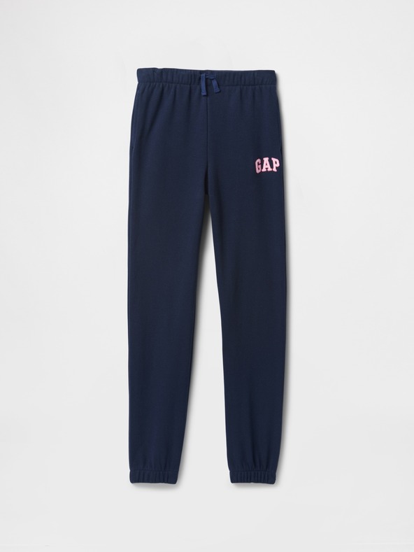GAP Pantaloni de trening fleece logo army pentru copii GAP