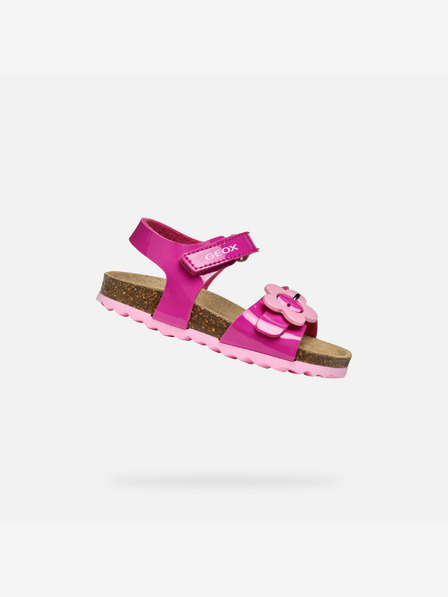 Geox Sandale roz pentru fete Geox Chalki