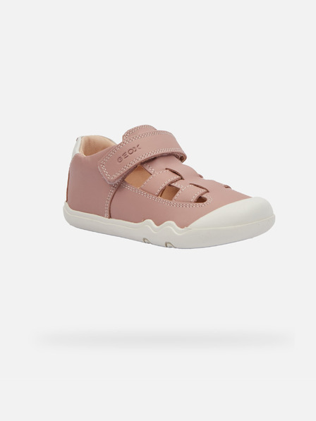 Geox Adidași roz vechi fără cusături pentru fete, cu vârf deschis Geox Steppieu
