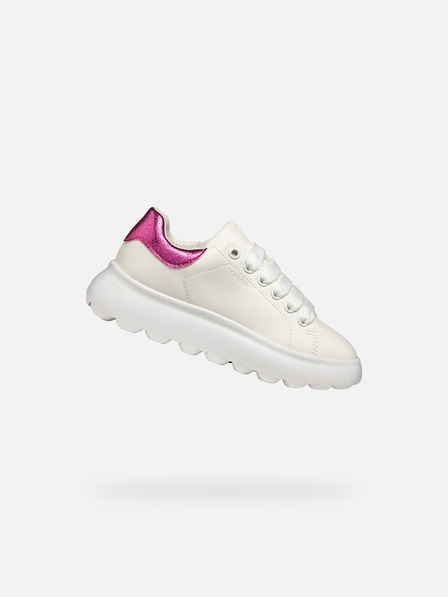 Geox Adidași Geox Puffypop albi, pentru fete
