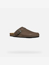 Geox Șlapi Geox Sandal Ghita maro închis pentru bărbați
