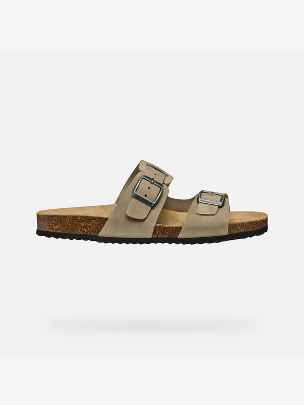 Geox Papuci pentru bărbați Geox Ghita gri deschis