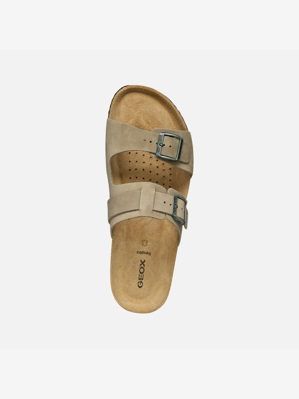 Geox Papuci pentru bărbați Geox Ghita gri deschis