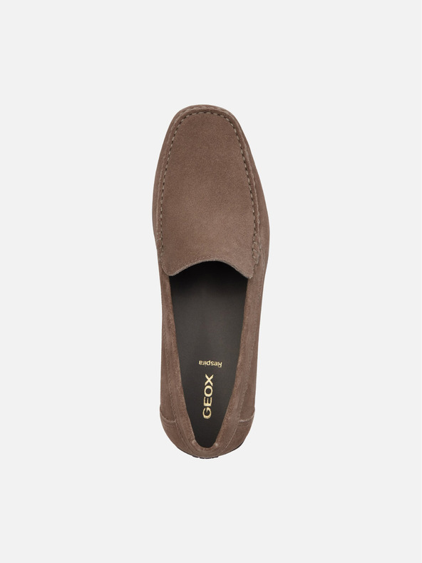 Geox Mocasini gri-maro pentru bărbați Geox Ascanio