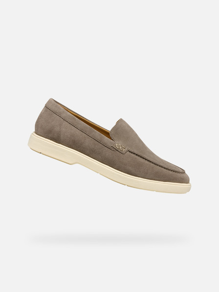 Geox Mocasini Geox Spherica EC17 gri deschis, bărbați