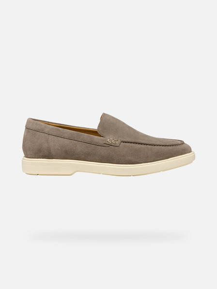 Geox Mocasini Geox Spherica EC17 gri deschis, bărbați