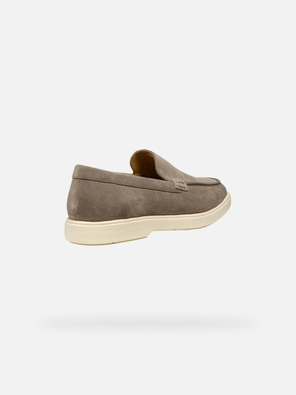 Geox Mocasini Geox Spherica EC17 gri deschis, bărbați