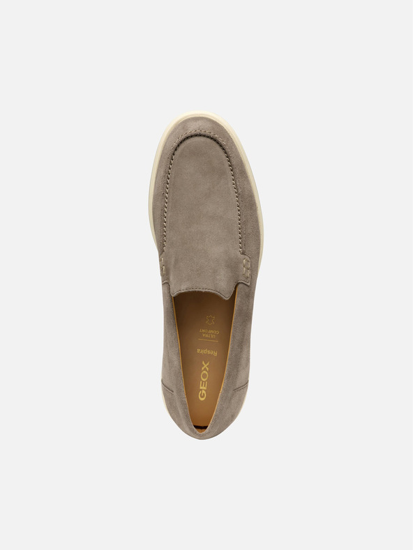 Geox Mocasini Geox Spherica EC17 gri deschis, bărbați