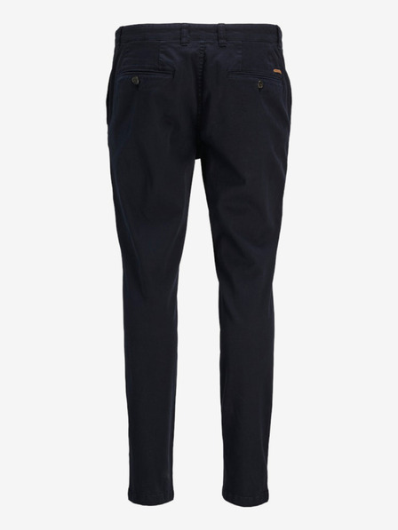 Jack & Jones Pantaloni chino albastru închis pentru bărbați Jack & Jones PSTMARCO