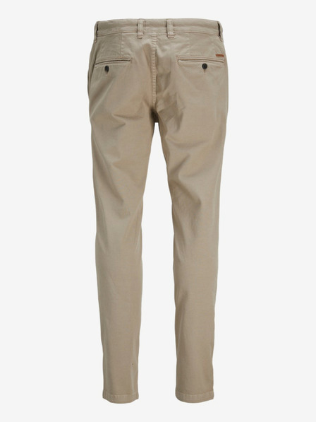 Jack & Jones Pantaloni chino bej pentru bărbați Jack & Jones PSTMARCO