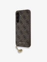 Guess Guess 4G Charm Back Cover pentru Samsung Galaxy A35 5G maro