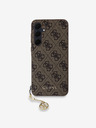 Guess Guess 4G Charm Back Cover pentru Samsung Galaxy A35 5G maro