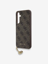 Guess Guess 4G Charm Back Cover pentru Samsung Galaxy A35 5G maro