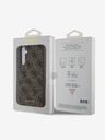 Guess Guess 4G Charm Back Cover pentru Samsung Galaxy A35 5G maro