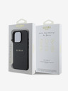 Guess Guess PU Grained Classic Logo MagSafe Back Cover pentru iPhone 16 Pro Negru