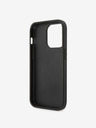 Guess Guess PU 4G Metal Logo Back Cover pentru iPhone 15 Pro Max Grey