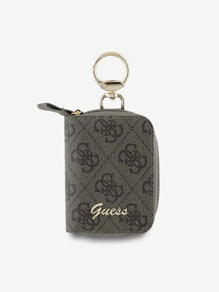 Guess Guess PU 4G Script Logo Keychain maro