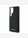 Karl Lagerfeld Karl Lagerfeld PU Saffiano Metal Logo și Frame Back Cover pentru Samsung Galaxy S25 Ultra Black