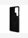 Karl Lagerfeld Karl Lagerfeld PU Saffiano Metal Logo și Frame Back Cover pentru Samsung Galaxy S25 Ultra Black
