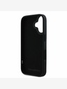 Karl Lagerfeld Karl Lagerfeld 3D cauciuc Glitter Logo spate capac pentru iPhone 16 negru