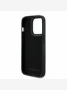 Karl Lagerfeld Karl Lagerfeld 3D Rubber Glitter Logo Back Cover pentru iPhone 14 Pro negru