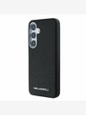 Karl Lagerfeld Karl Lagerfeld PU Saffiano Metal Logo and Frame Back Cover pentru Samsung Galaxy S25 Negru
