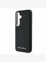 Karl Lagerfeld Karl Lagerfeld PU Saffiano Metal Logo and Frame Back Cover pentru Samsung Galaxy S25 Negru