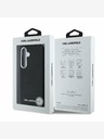 Karl Lagerfeld Karl Lagerfeld PU Saffiano Metal Logo and Frame Back Cover pentru Samsung Galaxy S25 Negru
