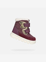 Geox Burgundy pantofi de iarnă pentru fete Geox Willaboo B A