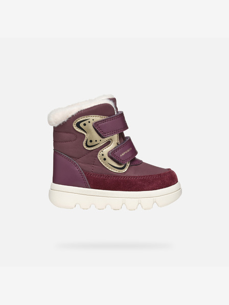 Geox Burgundy pantofi de iarnă pentru fete Geox Willaboo B A