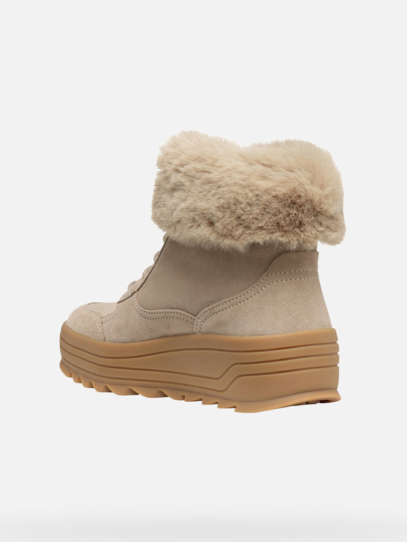 Geox Bej Femei Geox Milleiny B Abx Cizme de gleznă