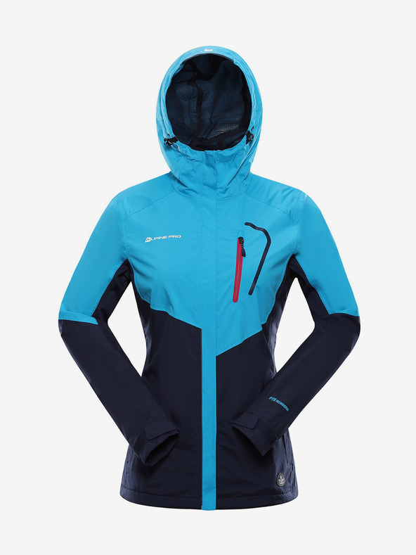 ALPINE PRO Jachetă cu membrană ptx pentru femei ALPINE PRO IMPECA albastru