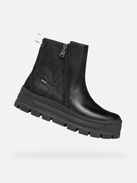 Geox Botine negre pentru femei Geox Spherica Ec7.1 Abx