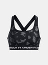 Under Armour Sutien pentru femei Under Armour Crossback Mid Print-BLK