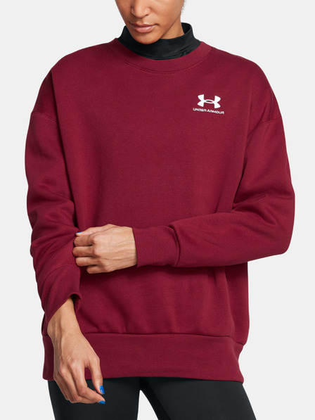 Under Armour Tricou pentru femei Under Armour UA Icon Fleece OS Crew