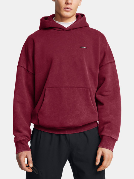 Under Armour Hanorac pentru bărbați Under Armour UA Icon HWT Flc Wash OS Hood-RED