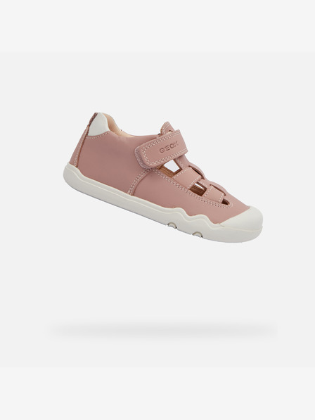 Geox Adidași roz vechi fără cusături pentru fete, cu vârf deschis Geox Steppieu