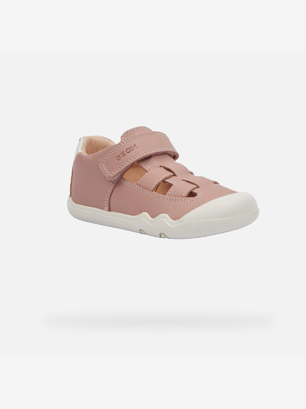 Geox Adidași roz vechi fără cusături pentru fete, cu vârf deschis Geox Steppieu