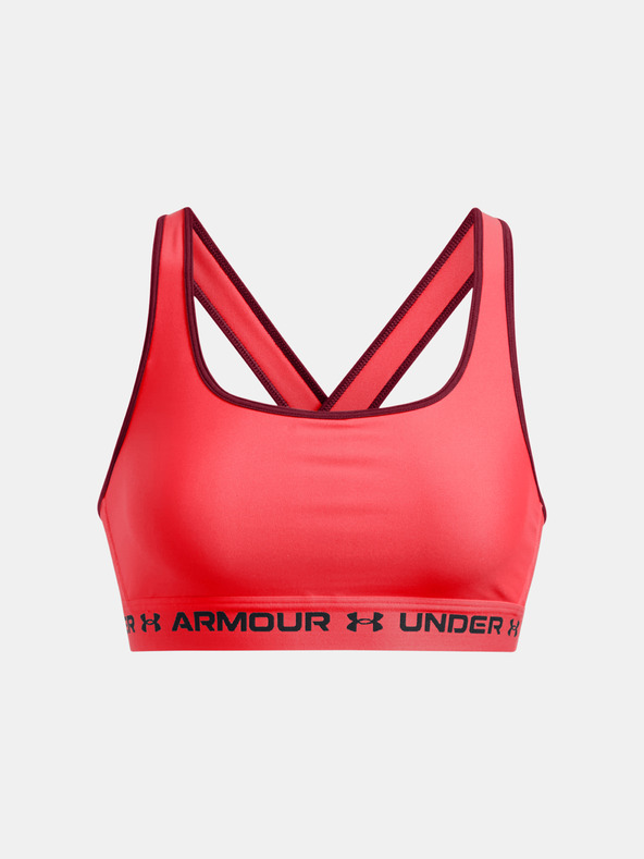 Under Armour Sutien pentru femei Under Armour Crossback Mid Bra-RED