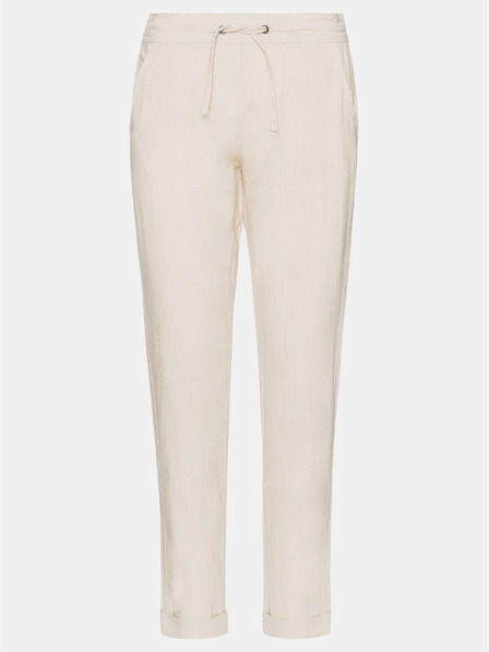 Sam 73 Pantaloni crem din in pentru femei SAM 73