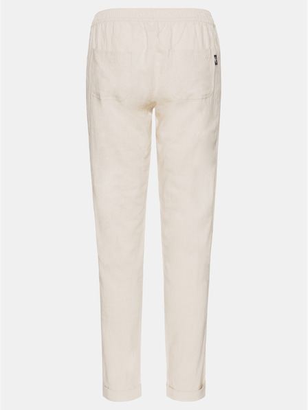 Sam 73 Pantaloni crem din in pentru femei SAM 73