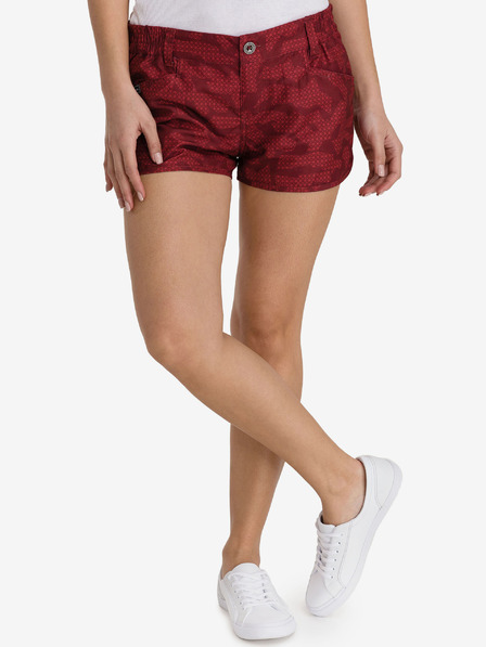 Sam 73 Pantaloni scurți roșii cu model pentru femei SAM 73