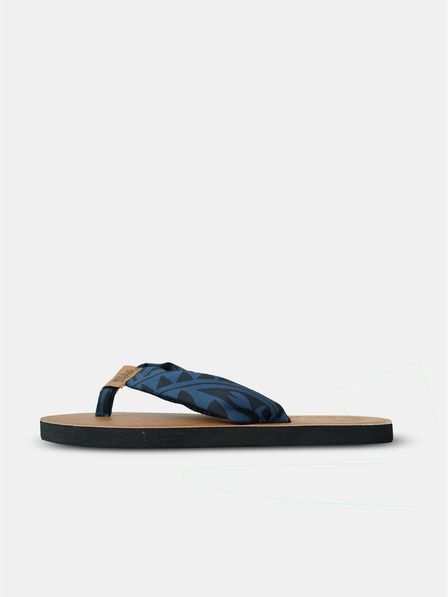 Sam 73 Flip flop albastru cu model pentru femei SAM 73