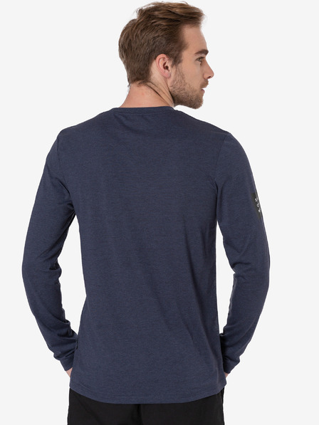 Sam 73 Tricou bărbătesc albastru închis cu dungi SAM 73