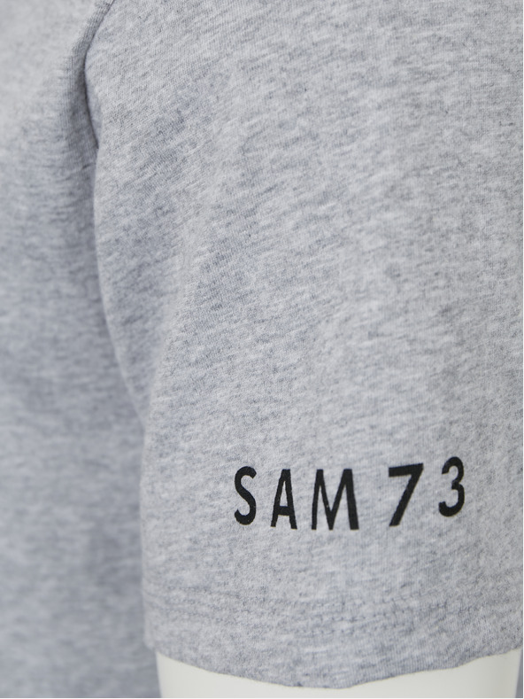 Sam 73 Tricou bărbătesc gri SAM 73 Blane