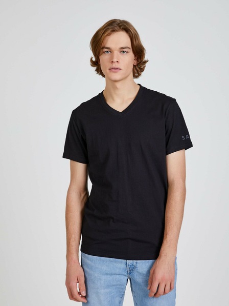 Sam 73 Tricou negru pentru bărbați SAM 73 Blane