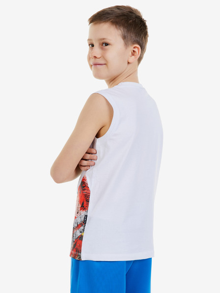 Sam 73 Tank top alb pentru băieți SAM 73 Julius