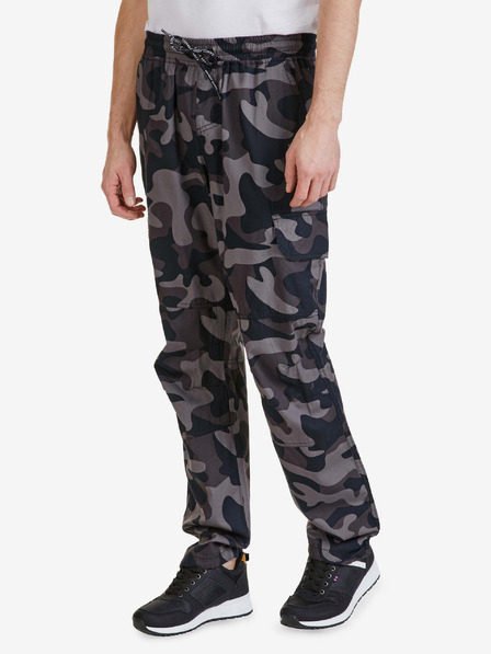 Sam 73 Pantaloni gri închis cu model pentru bărbați SAM 73 Ivan
