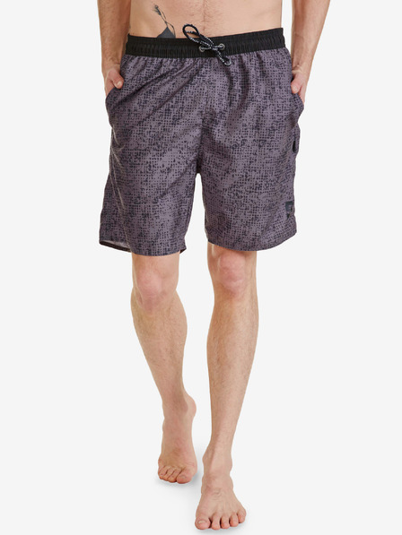 Sam 73 Pantaloni scurți cu model pentru bărbați gri închis SAM 73 Noah